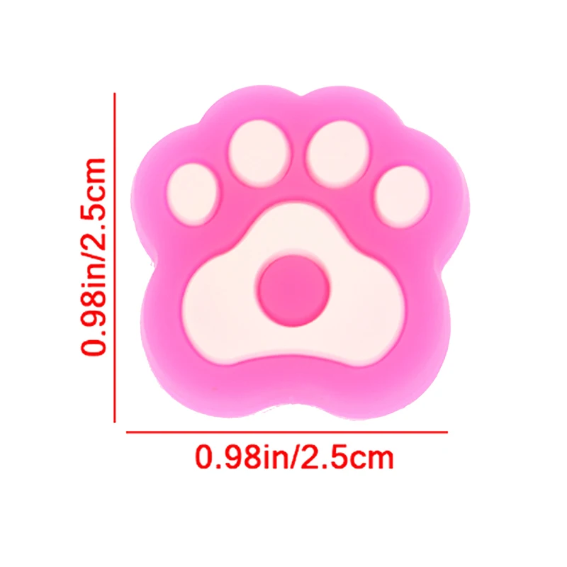 1Pc Cartoon Cat Paw Shape Tennis Racket Vibration Dampeners Silicone Tennis Racquet Shock Absorber Anti-vibration Accessories