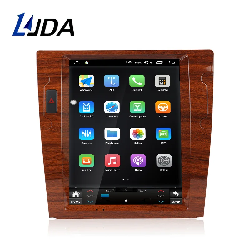 9.7Inch LJDA Android 13 Car Multimedia Player ForVolkswagen Phaeton 2003-2013 Car Radio GPS Navigation Auto Audio DSP