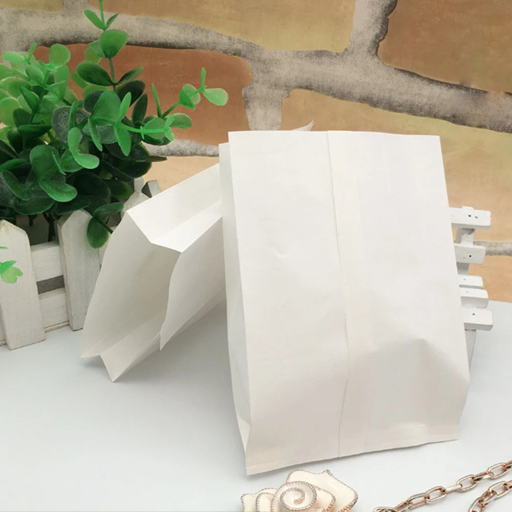 

100pcs Food Paper Bags Packing Greaseproof Snack Baking Goods Cookie Dessert Containers Gift Boxes Party Supplies