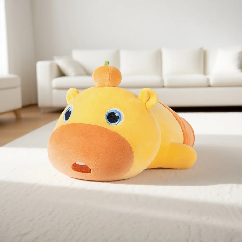 رائجة البيع أنيمي كابيبارا لولو ألعاب من القطيفة السمين الكرتون الحيوان رمي وسادة لينة مهدئا وسادة نوم Kawaii ديكور المنزل #1