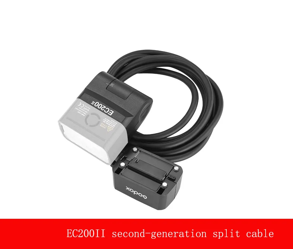 

Godox 200 Вт удлинительная головка вспышки EC200 EC200II 1,85 м горячий башмак с дистанционным разделением для GODOX AD200 AD200II карманная вспышка