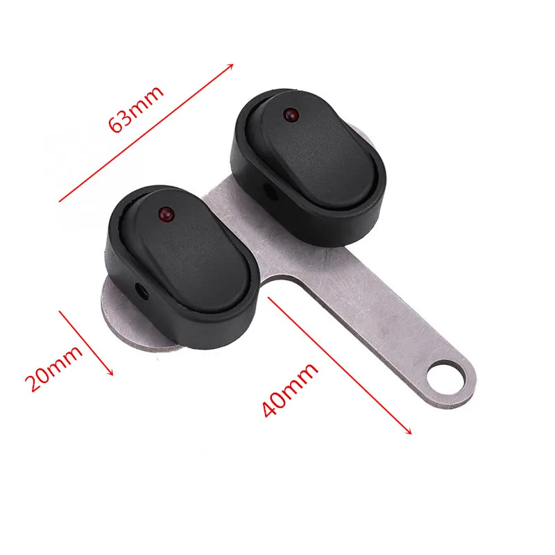 Universal Motorcycle Switch Scooter Headlight Horn Fog Light Mount Waterproof ON OFF Control Handlebar Switch with Indicator