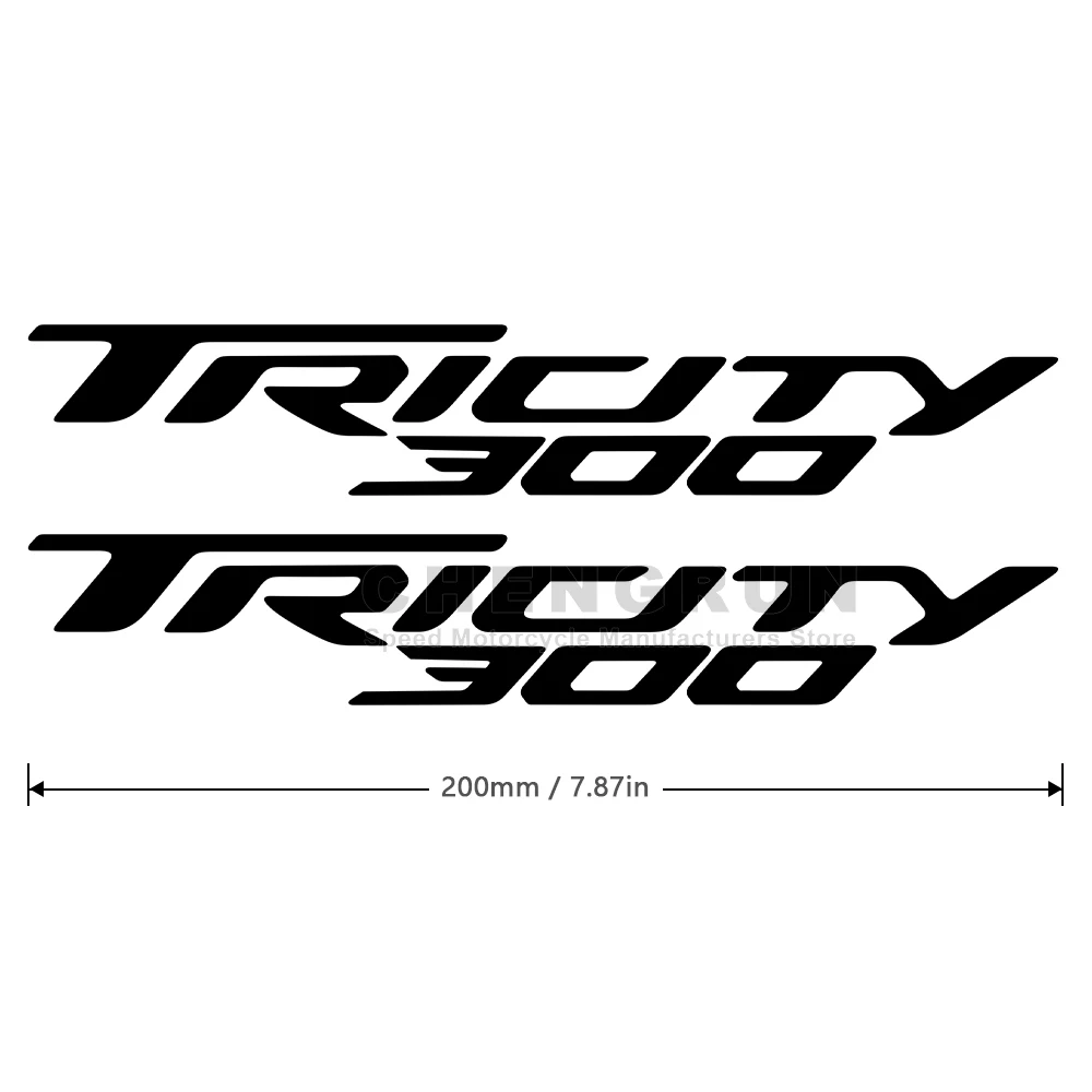 오토바이 방수 데칼, 야마하 Tricity 300 액세서리, 2024 2023 2022 2021 2020 Tricity 300 오토바이 스티커