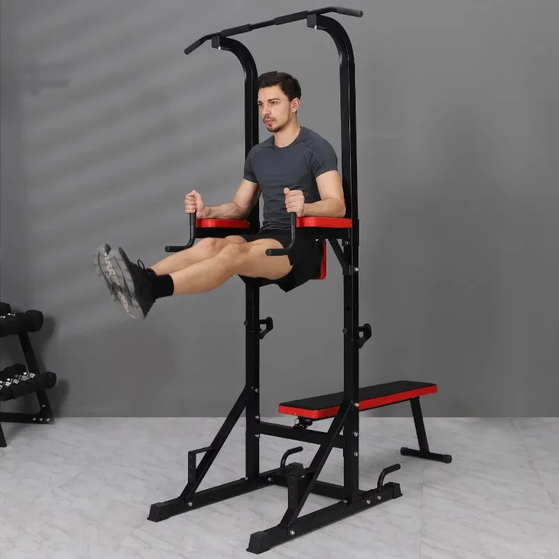 YTYINFitness Equipment Body Building Strength Training Home Gym Power Tower Station Steel Pull-Up And Dip Stand Training System