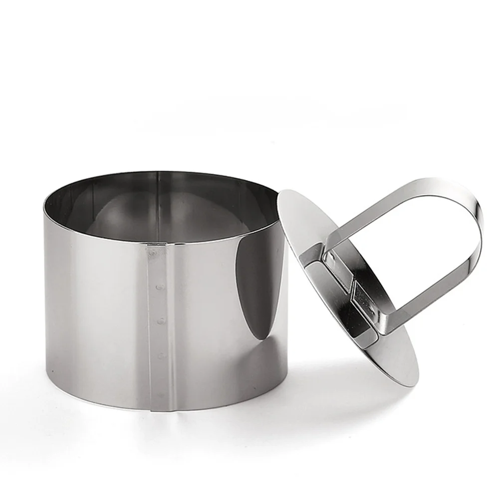 

2Sets Meat Patty Mold Stainless Steel Multi-Function Rice Sandwich Press Mold Sandwich Maker Dough Press Tool for Kitchen Bbq