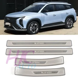 Car Styling For Hyundai Mufasa 4PCS Stainless Steel Door Sill Plate Auto Pedals Protector Cover 2022 2023