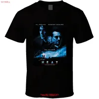 Heat Popular 1995 Action Movie Fan T Shirt vintage Washed Stylish Slightly Stretched Soft Unisex streetwear designer clothes