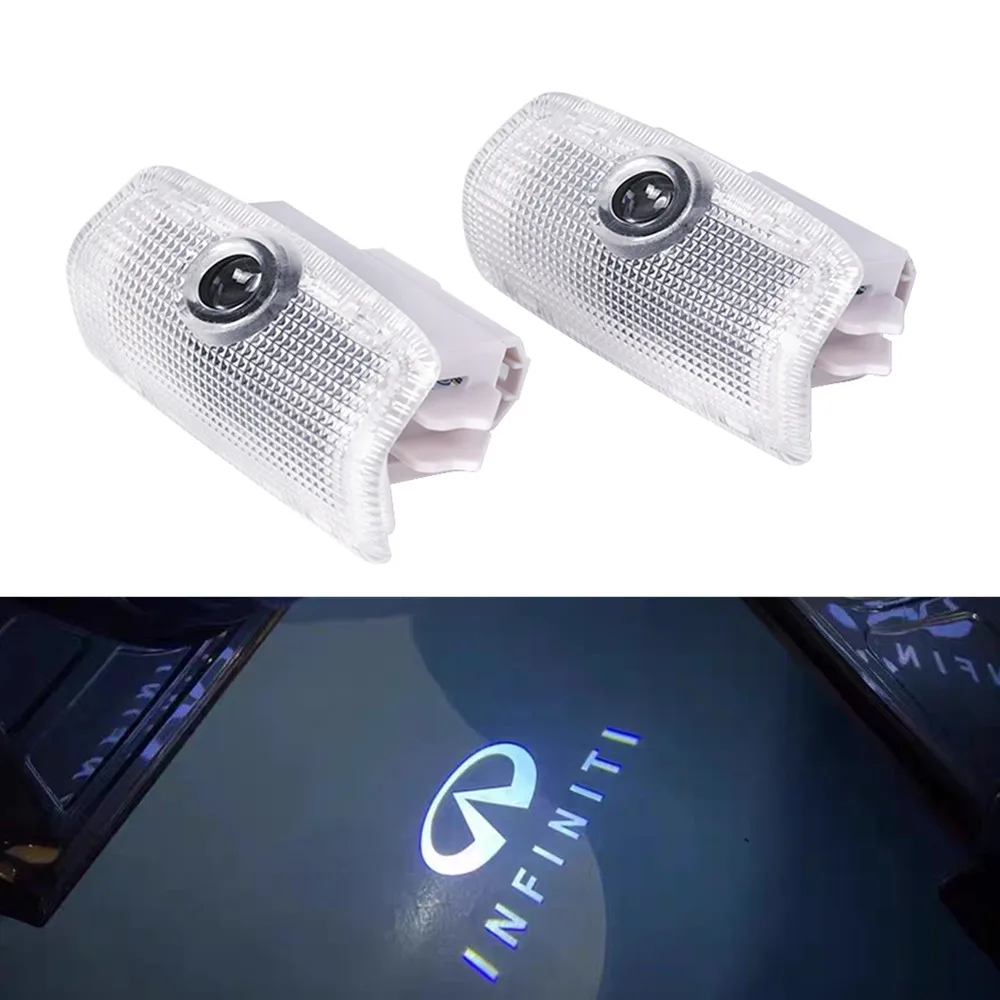 LED-Autotür-Innenraum-Willkommens- und Warnleuchte mit Geister-Schatten-Effekt für Infiniti Q50 Q60 Q70 M25 QX50 QX56 QX60 QX70 QX80 FX37 FX50 G25 G37