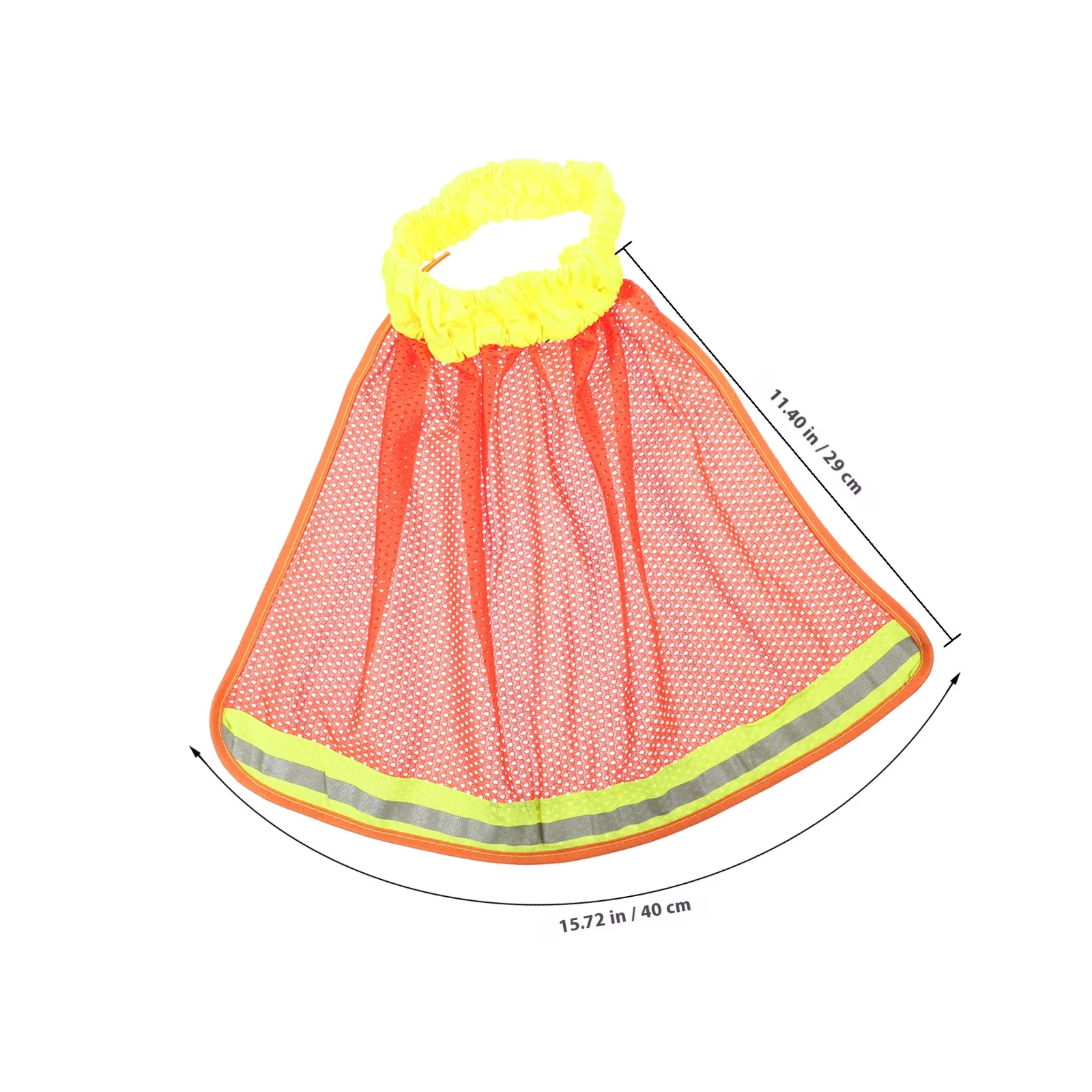 Chapéu duro pescoço sombra proteção solar cortina de malha respirável para segurança de construção escudo uv capa de aba completa com faixa elástica