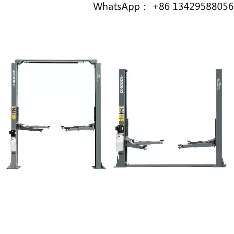 High performance lau 4 ton  2 column floor  jack hydraulic car with beam lift