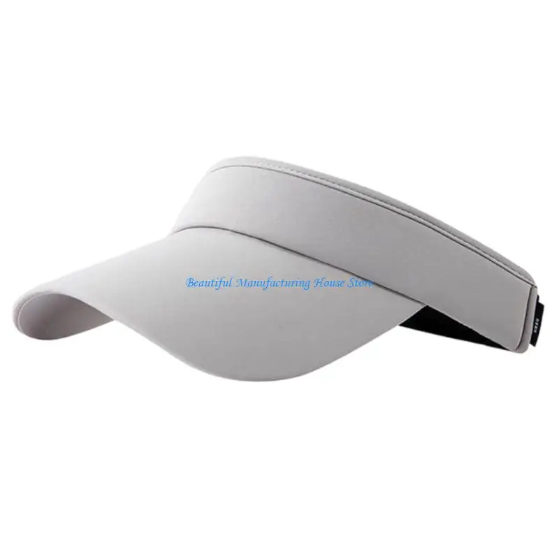 E56A UPF50+ Sun Hat For Men Women Unisex Breathable Outdoor Sport Open Top Sun Hat With Adjustable Sweatband