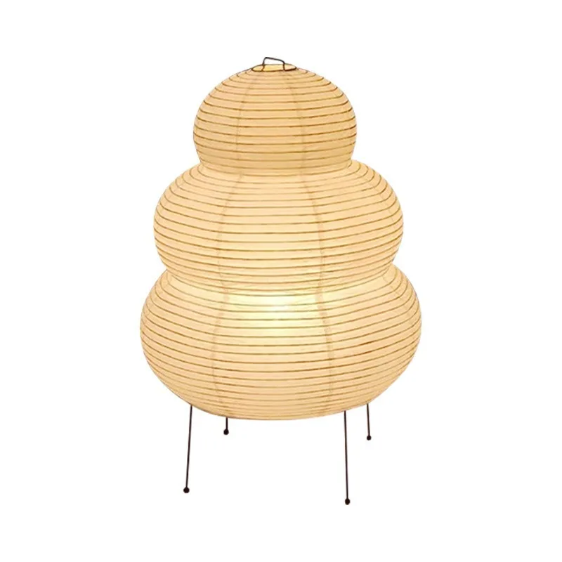 

Bedroom, bedside lamp, wabi-sabi Japanese style, art rice paper lamp, homestay, study atmosphere