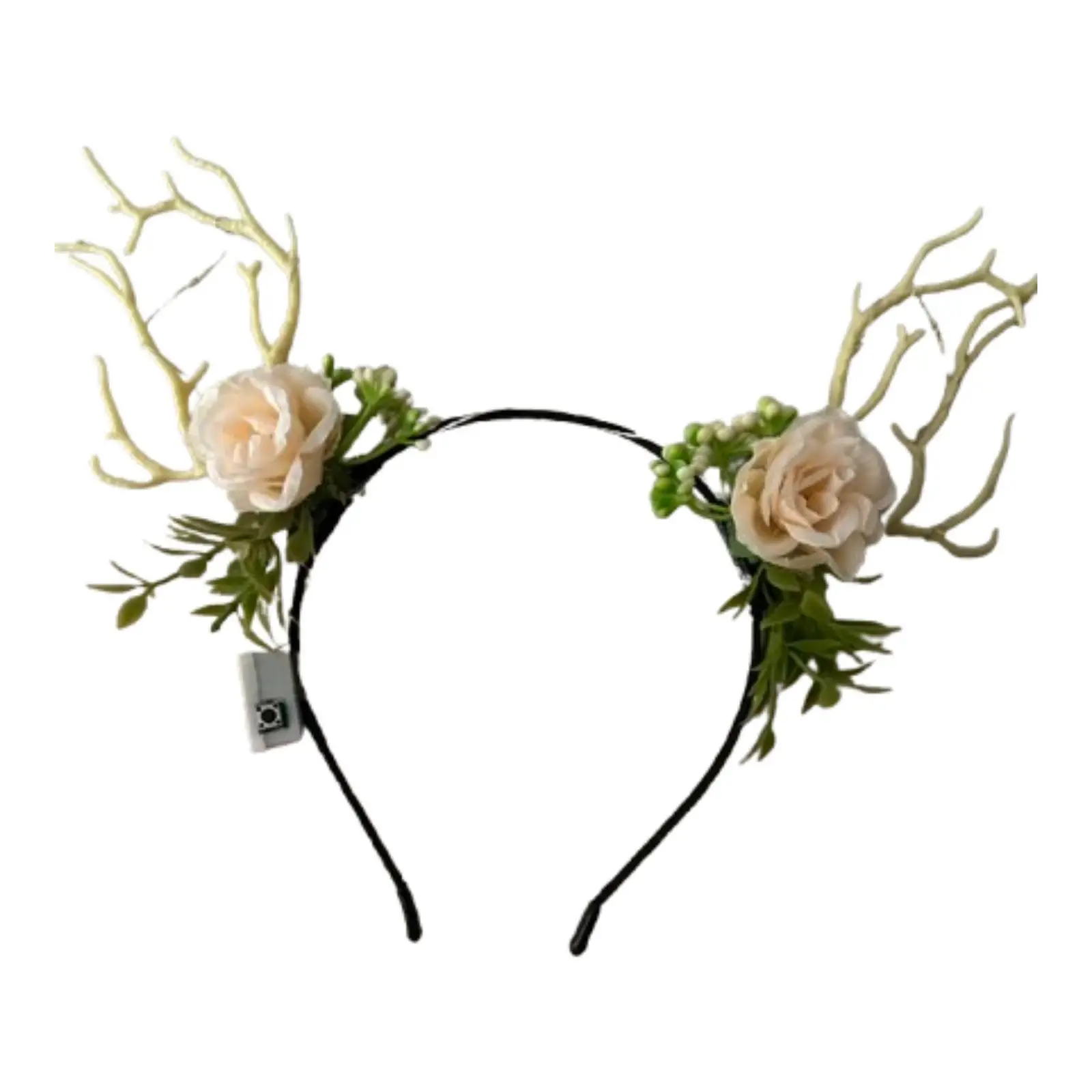 Light up LED Deer Antlers Headband Decor for Carnivals Wedding Themed Party