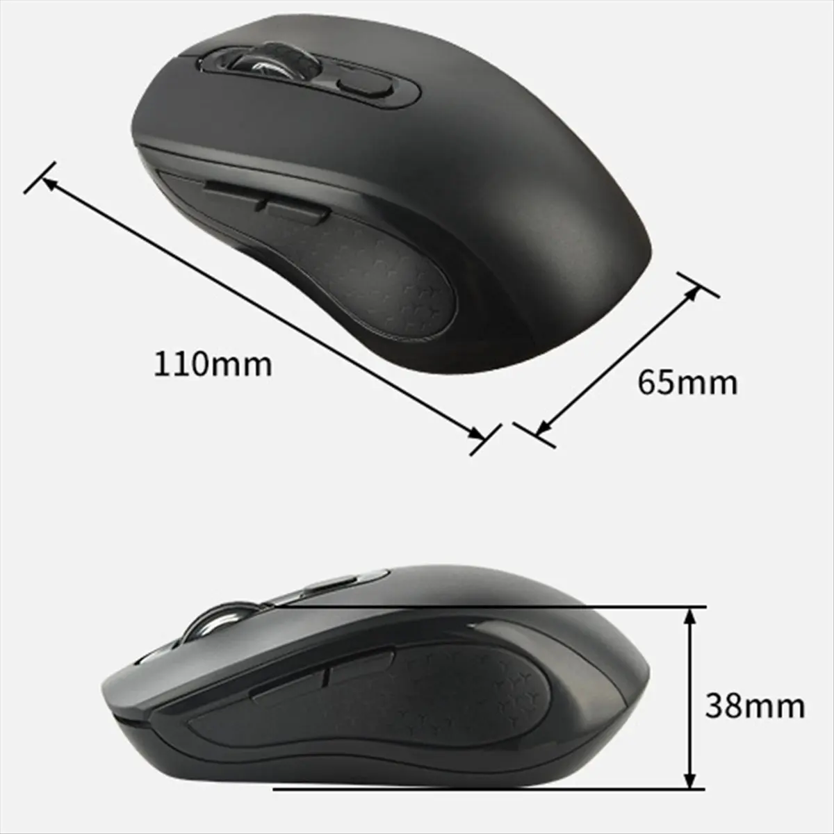 A60P Wireless Mouse AI Intelligent Voice Intelligent Speech Recognition Mouse Business Black