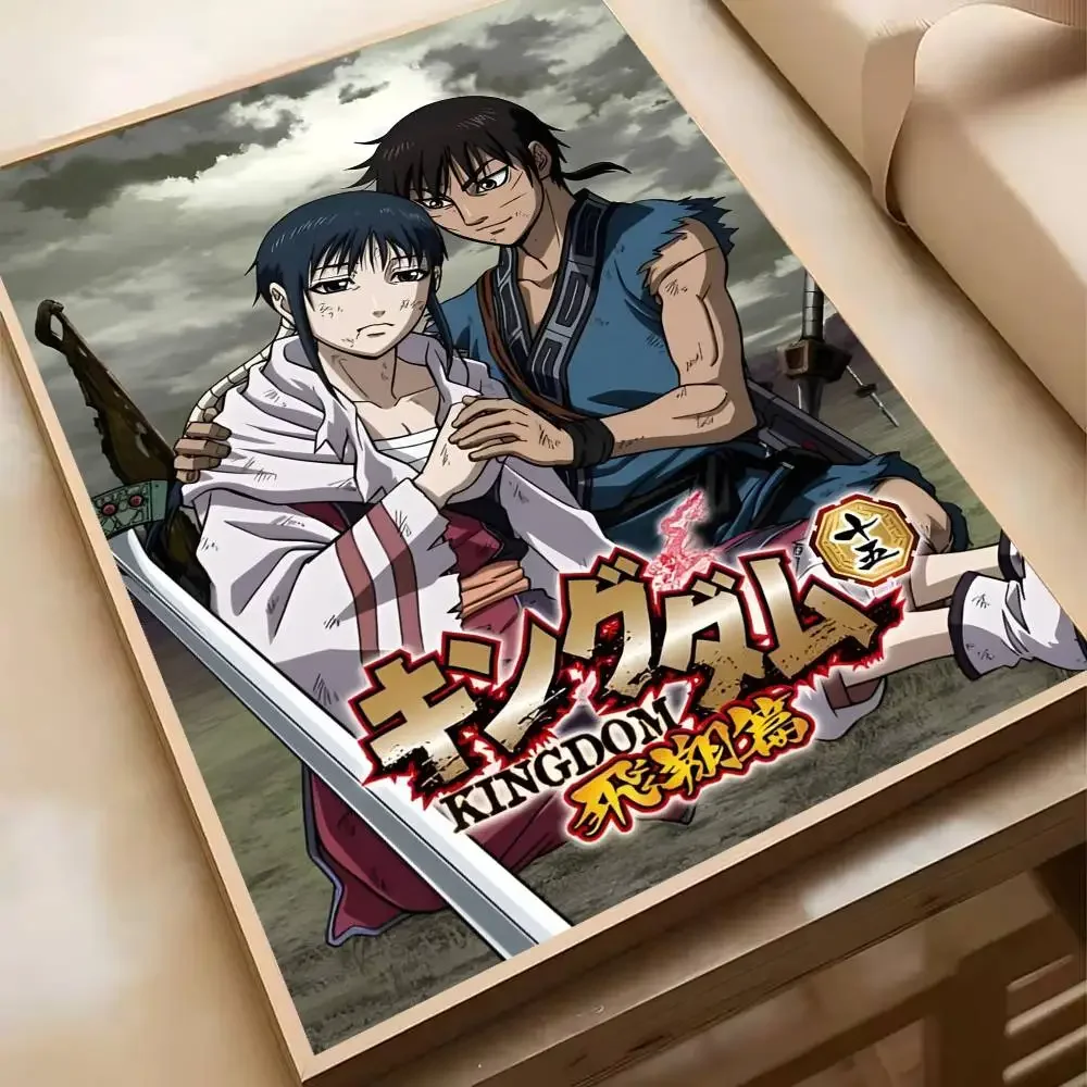 ملصق حائط فني عالي الدقة مقاوم للماء من K-Kingdom Manga Anime مطبوع ذاتي اللصق. ديكور غرفة المنزل الجمالي لغرفة المعيشة وغرفة النوم