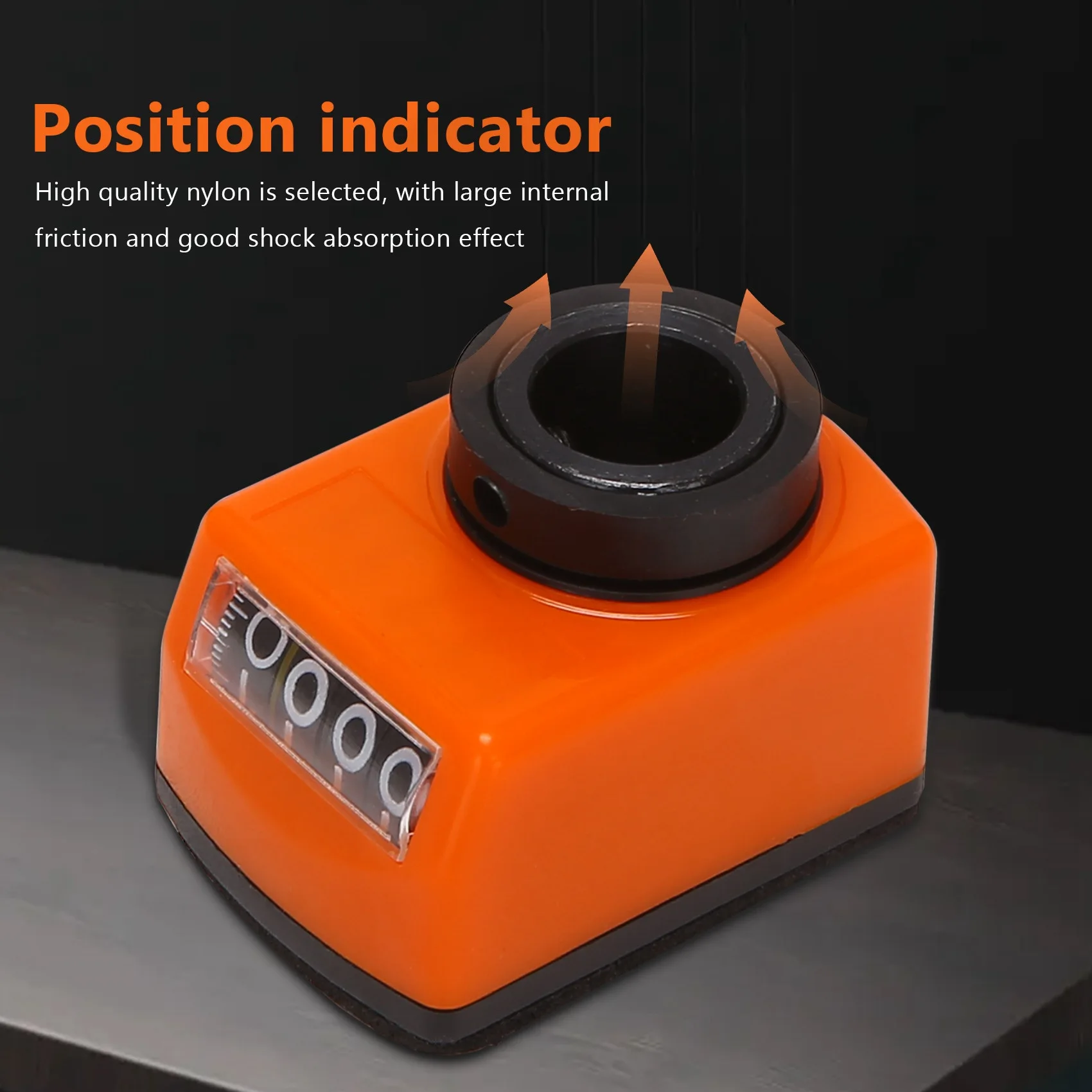 1PCS 14mm Position Indicator Counter 4-Digit Position Display Digital Position Indicator Machine Tool Industrial Counter Vogue
