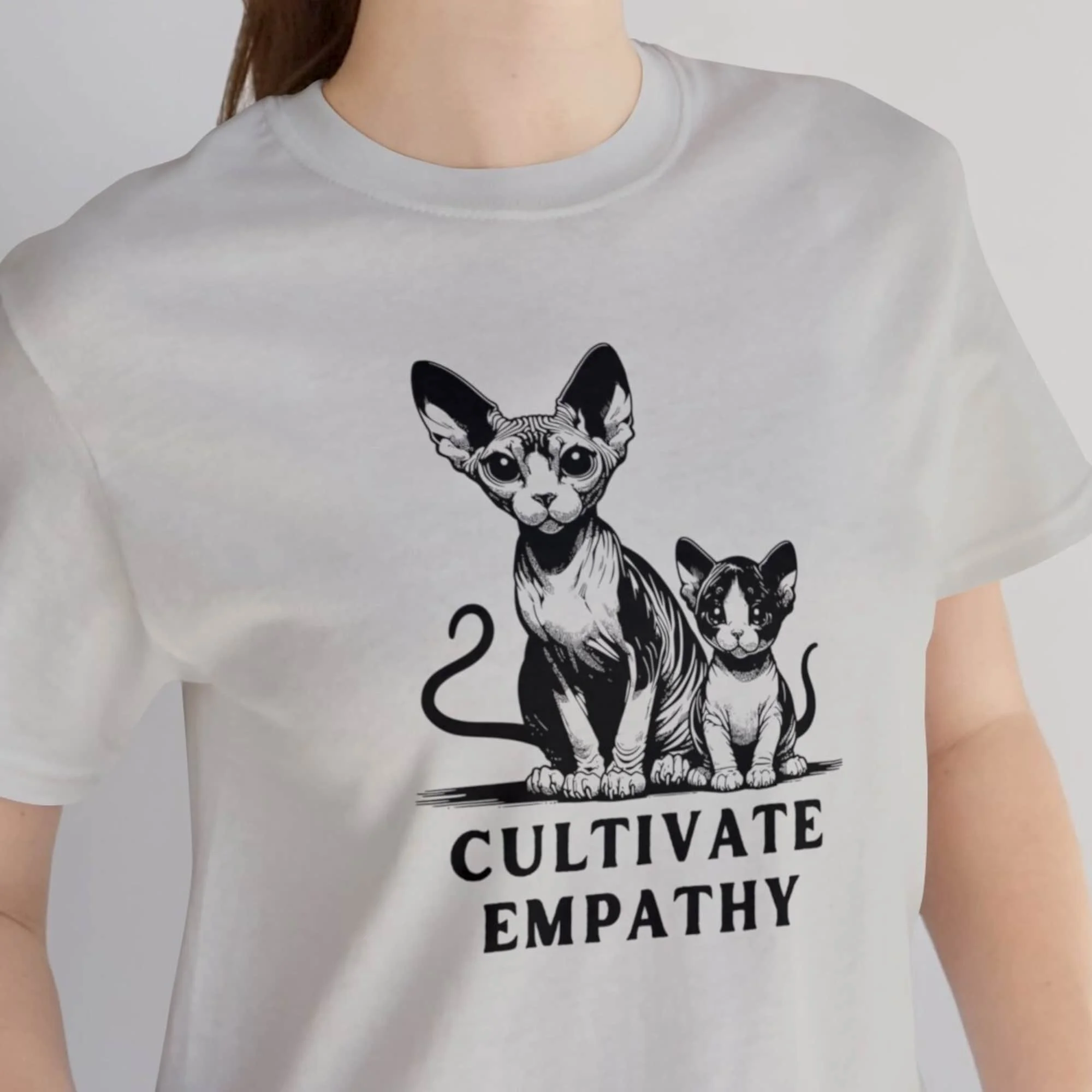 Empathy Sphynx Cat Kitten Compassion Spiritual Radical Recovery Shirt