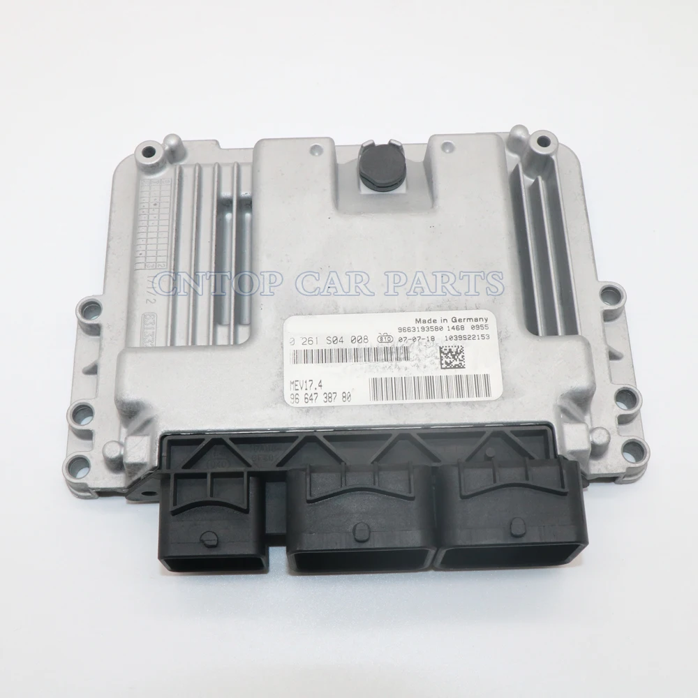 

9664738780 9663193580 0261S04008 Engine Control Unit ECU for Citroen Peugeot 307 1.6