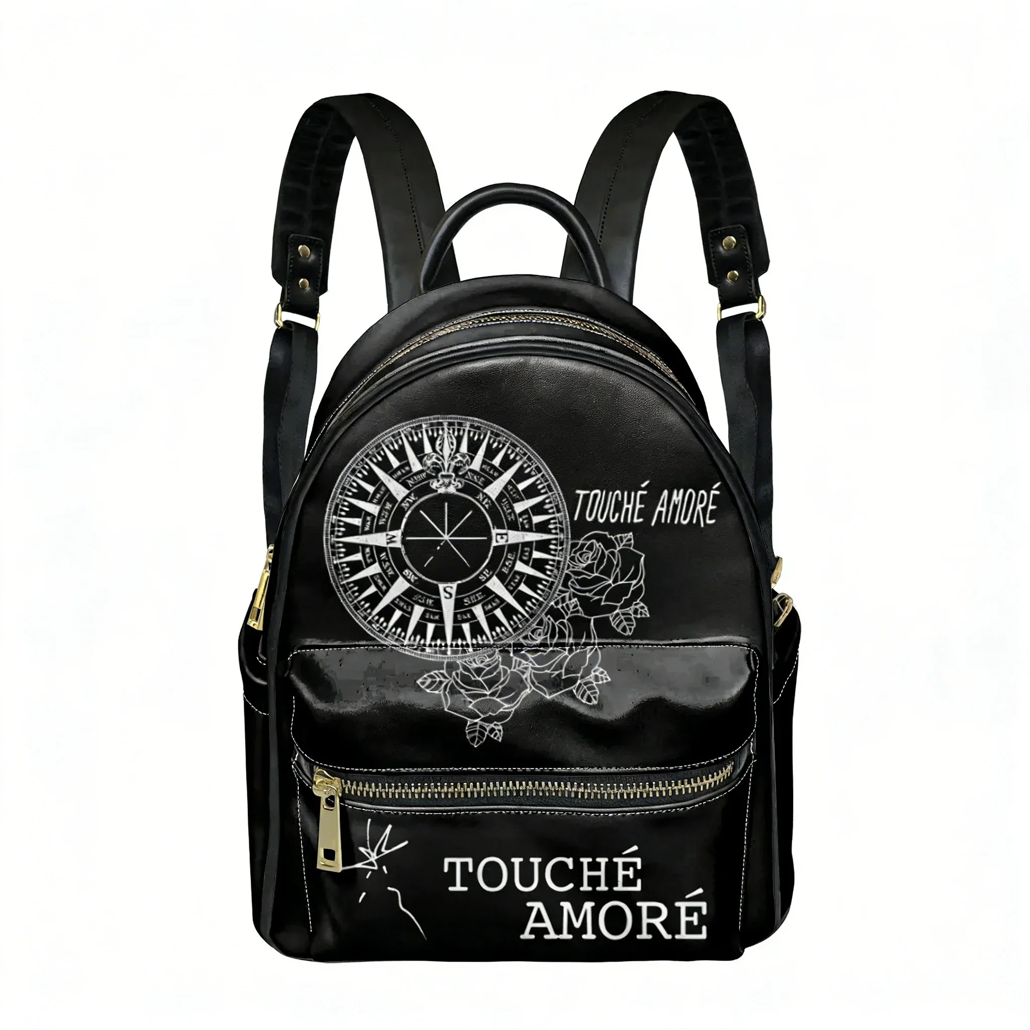 

Touche Amore Rock Band Backpack Womens Men Personalized Double Shoulder Bag Business Travel Bookbag Rucksack Gift Daypack