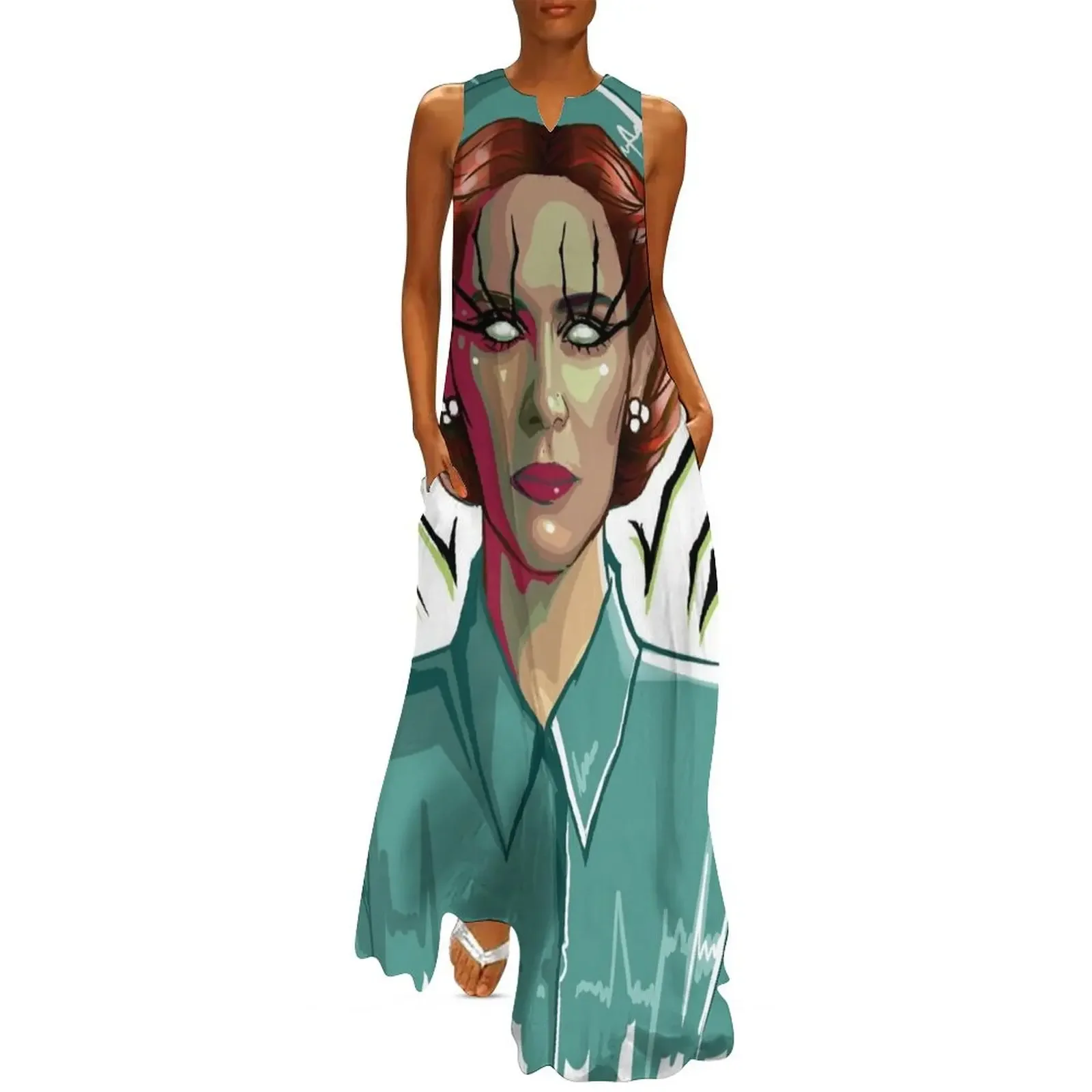 

NURSE Long Dress summer dress womens 2025 Long dress women's evening dresses 2025 clothes for women