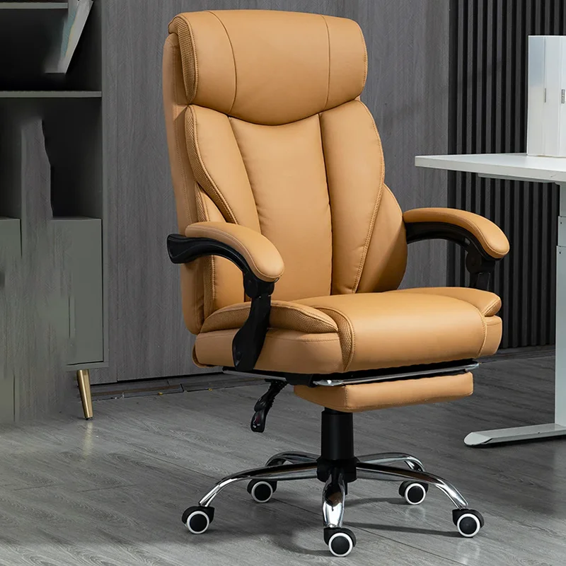 Couro Massagem Recliner Cadeira De Escritório, Mobiliário LVOC, Luxuoso Boss Recliner, Uso Em Casa E Quarto