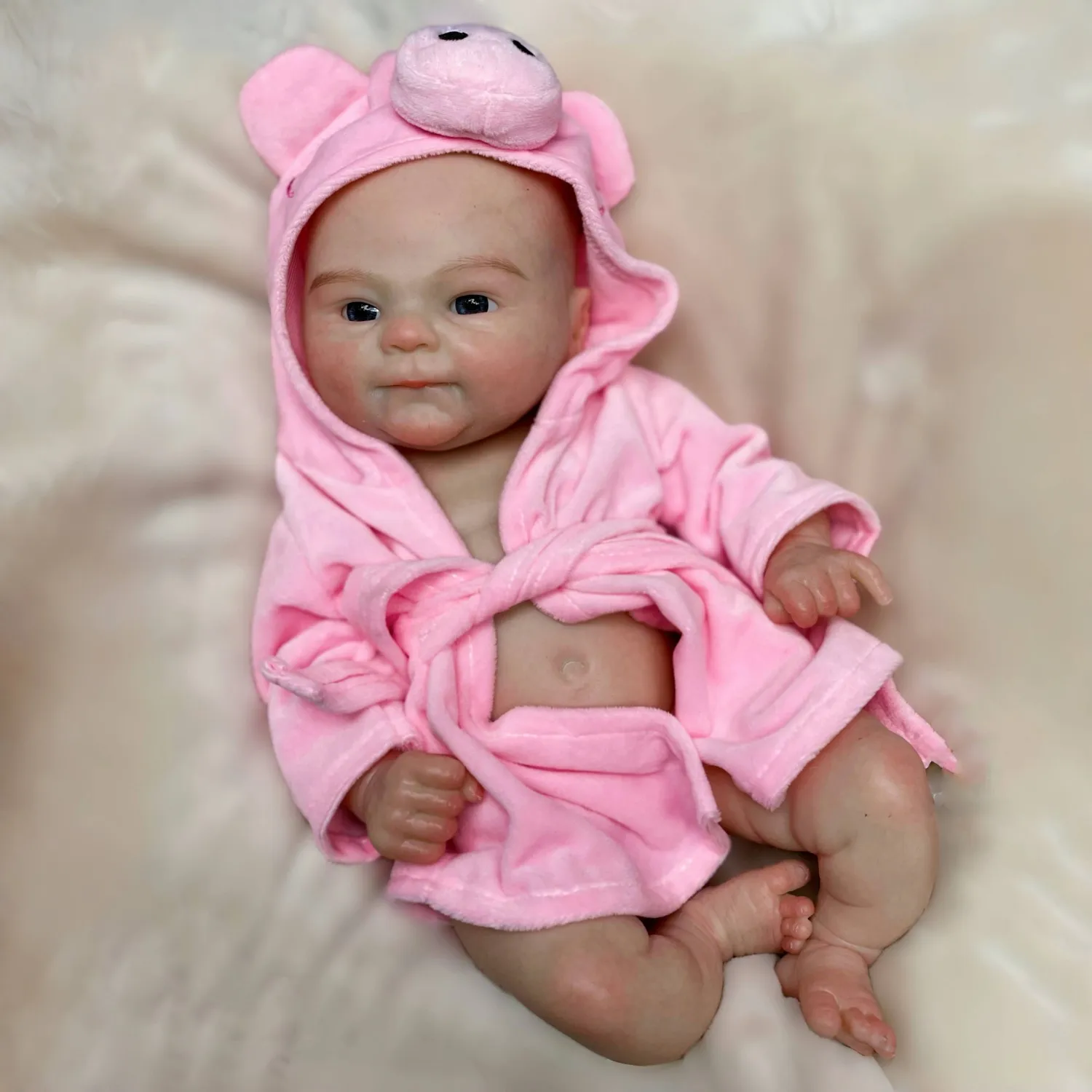 16 بوصة مقاوم للماء فتاة حلوة بيبي مفتوحة الفم اليدوية كامل الجسم لينة الصلبة سيليكون تولد من جديد دمية طفل تولد من جديد Corpo دي سيليكون