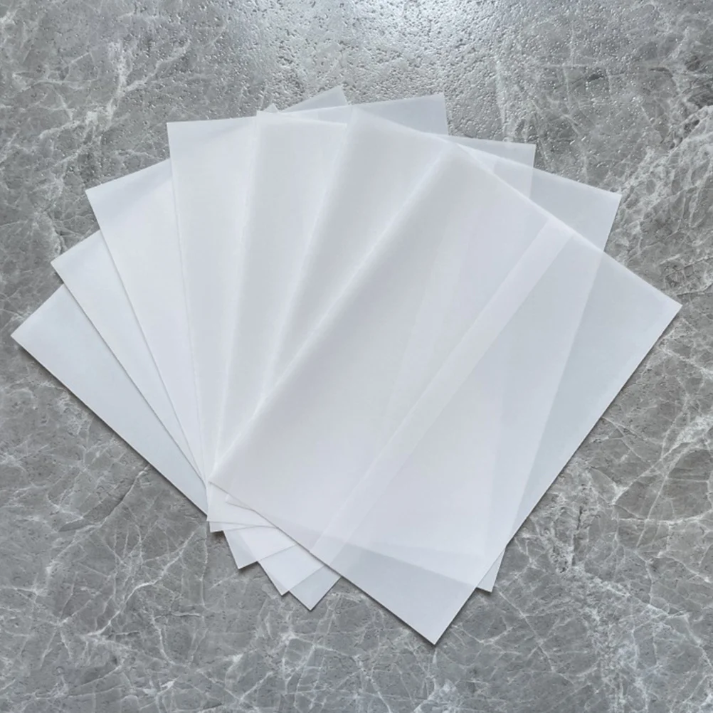 20Pcs Wedding Paper Invitation Envelopes Transparent Wraps Semi Transparent Universal Invitation Card Jackets Multi Use Wedding