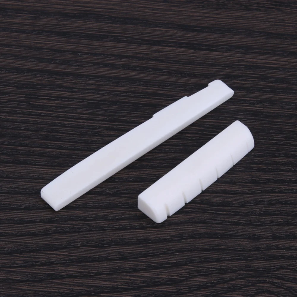 6 String Bone Bridge Saddle for Acoustic Guitar Musical Stringed Instrument Replacement Spare Part Portable Guitar Accessories