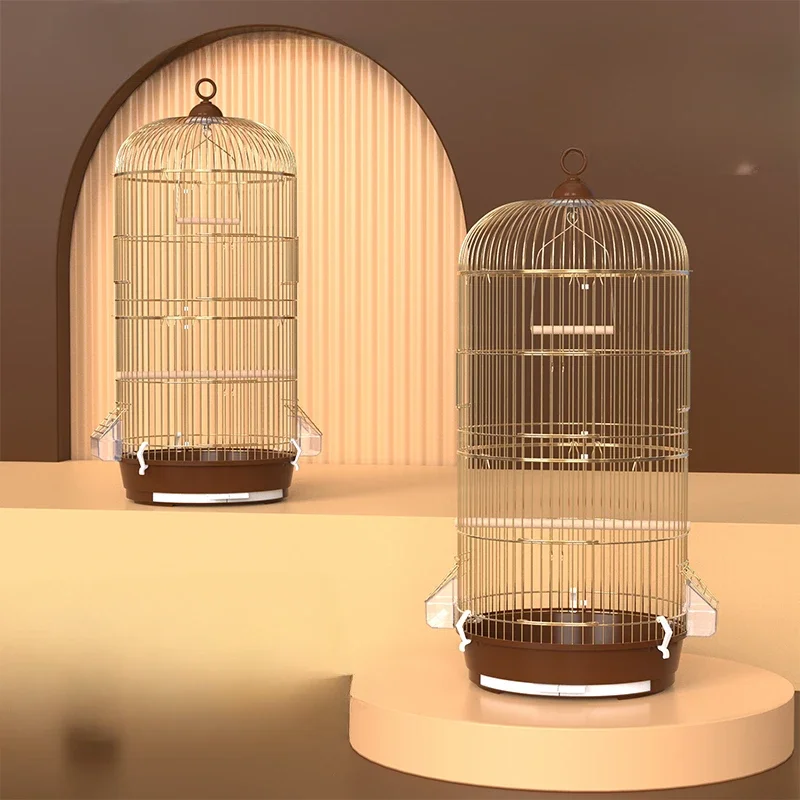 

Outdoors Large Luxury Bird Cages Budgie Canary Breeding Metal Bird Cages Decoration Maison Oiseaux Exterieur Pet Products WZ50BC