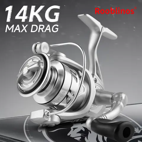 Professional Ultra Light 1000~7000 5.2:1 Gear Ratio,26LB Max Drag CNC Metal Spool Spinning Fishing Reel For Freshwater Saltwater