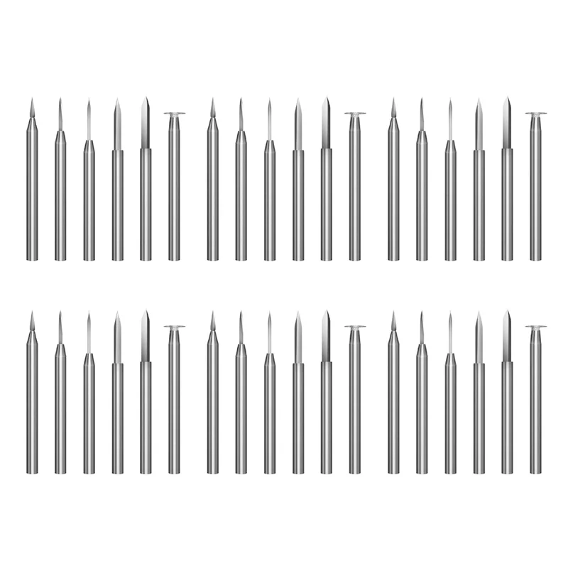 

SYW-набор сверл для резьбы по дереву для вращающегося инструмента, 36 шт., аксессуары для гравировальных сверл, шлифовальный инструмент для рукоделия по дереву, 3 мм