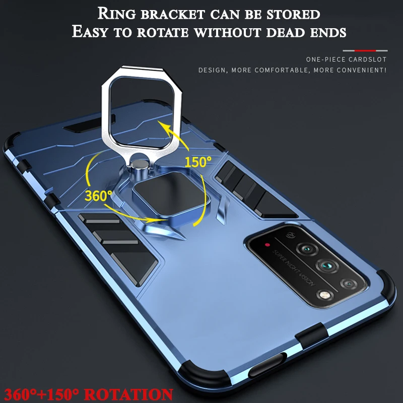 Armor Case For Huawei P30 Pro P40 Honor 10X Lite 90 9X 9A 9C 9S P Smart 2019 Y6s Y8s Y9s Y5p Y6p Y7p Y8p Y7a Y9a 2020 2021 Cover