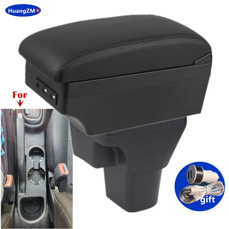 For Hyundai Accent Armrest Box For Hyundai Accent Verna 2006 2007 2008 2009 2011 Car Armrest box Storage box Car Accessories