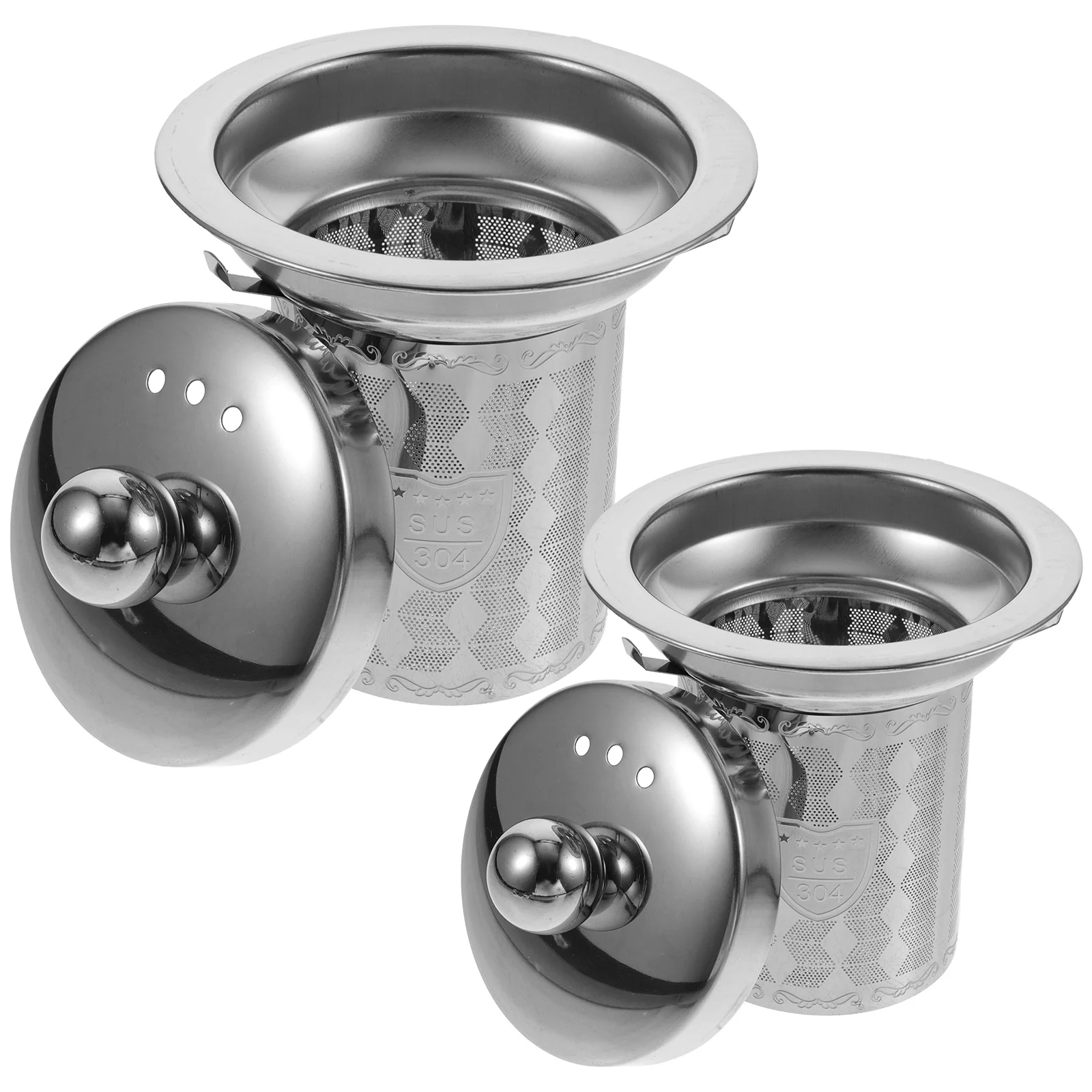 

2 Pcs Tea Strainer Fine Teapot Sifter Filters Loose Infuser for Leaf Steeper Mesh Make