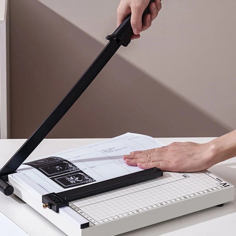 deli-118”-heavy-duty-metal-paper-cutter-10-sheet-professional-craft-cutter-for-cardstock-photos-diy-office