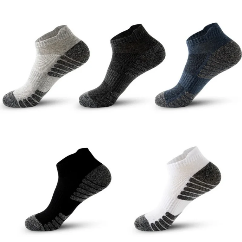 

Men's Women's Short Socks Thin Anti Odor, Sweat-absorbing, Breathable Mesh Sports Socks Solid Color Cotton Running Socks