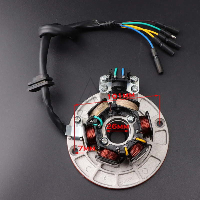 YX140 3-Wire 5-Wire Magnetic Stator for YX 140cc Pit Dirt Bike PitsterPro Stomp Thumpstar SDG Apollo SSR YCF Atomik IMR