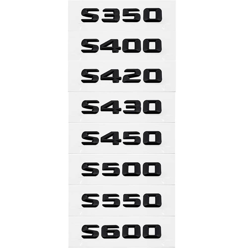 Auto Stickers For Mercedes Benz S350 S400 S420 S430 S450 S500 S550 S600 W211 W210 AMG Car Decoration Fender Accessories Emblem