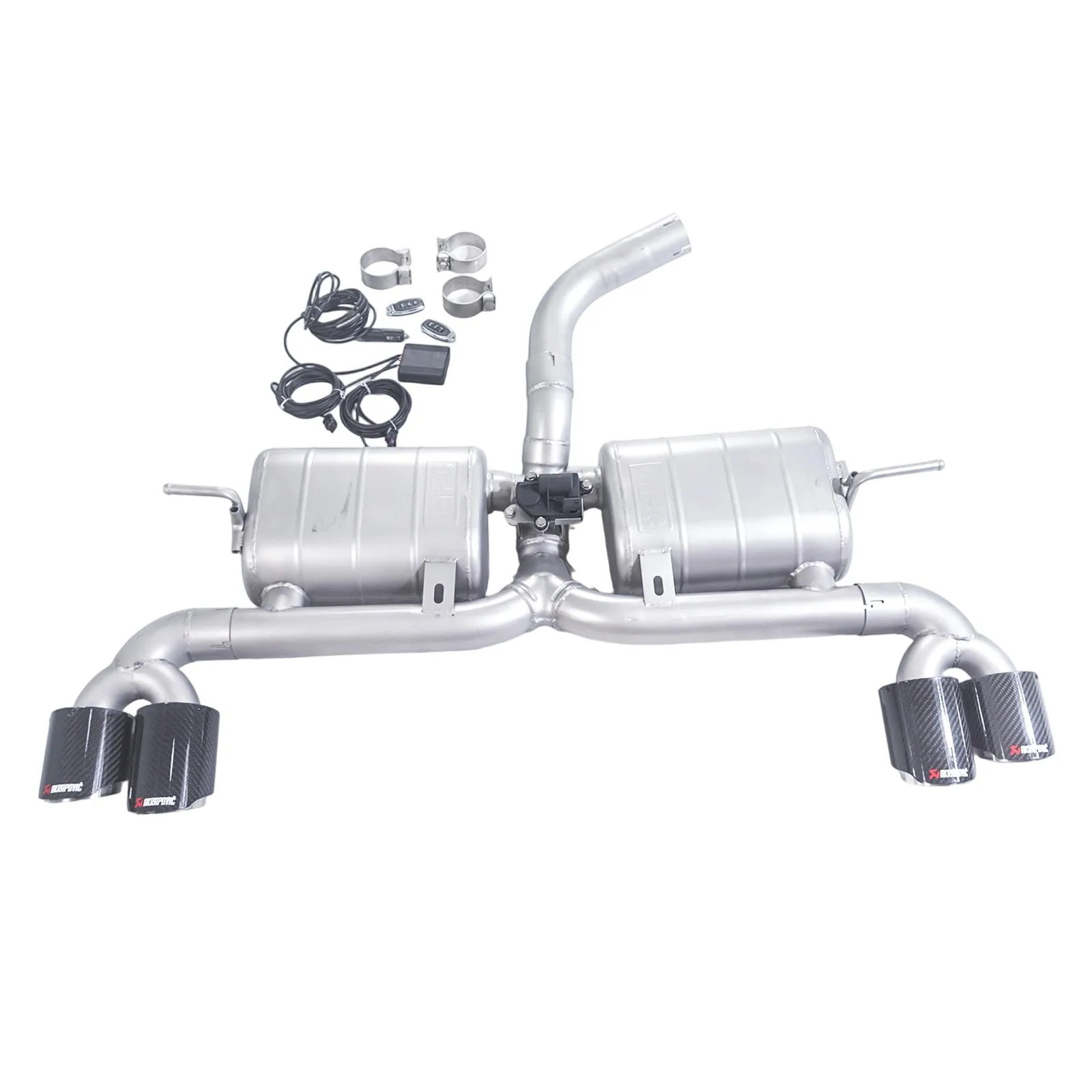 

Глушитель выхлопа GFC Catback для Volkswagen Golf MK7 1,6 л 1,4 т, автомобильная выхлопная система с электрическим клапаном, изготовленная из труб SUS304