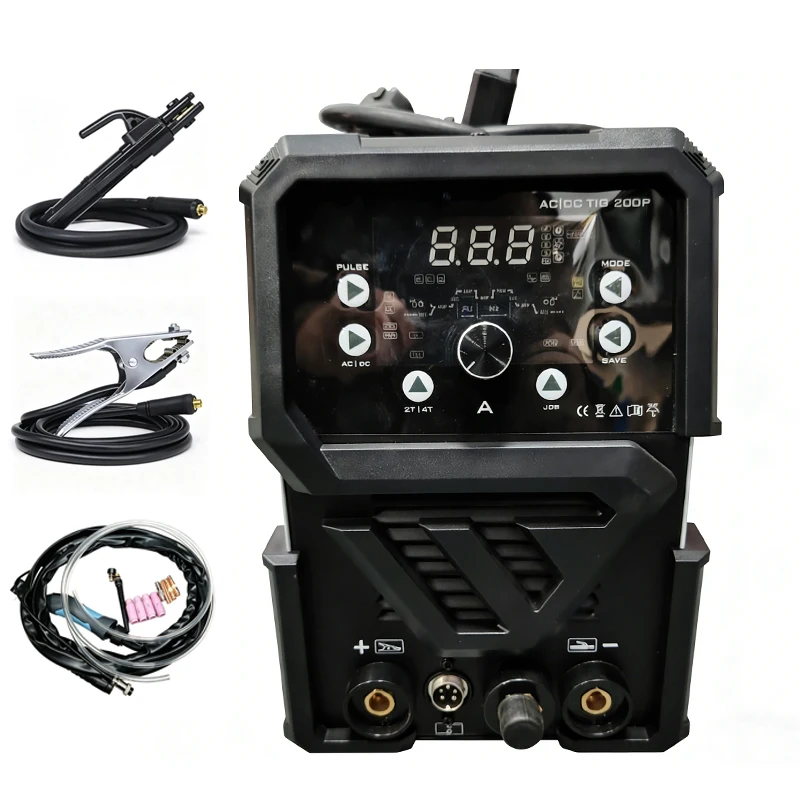 TIG200P TIG Welding Machine MMA / PULSE Technology AC DC IGBT Inverter US Standard Portable Welder For Homework US/EU Plug