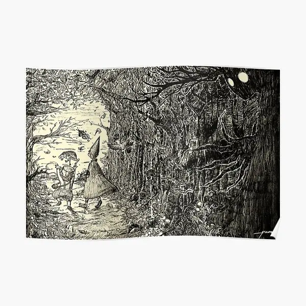 Постер Otgw сквозь неизвестную картину Декор Картина на стену винтажное забавное художественное украшение Современная комната роспись дома без рамки