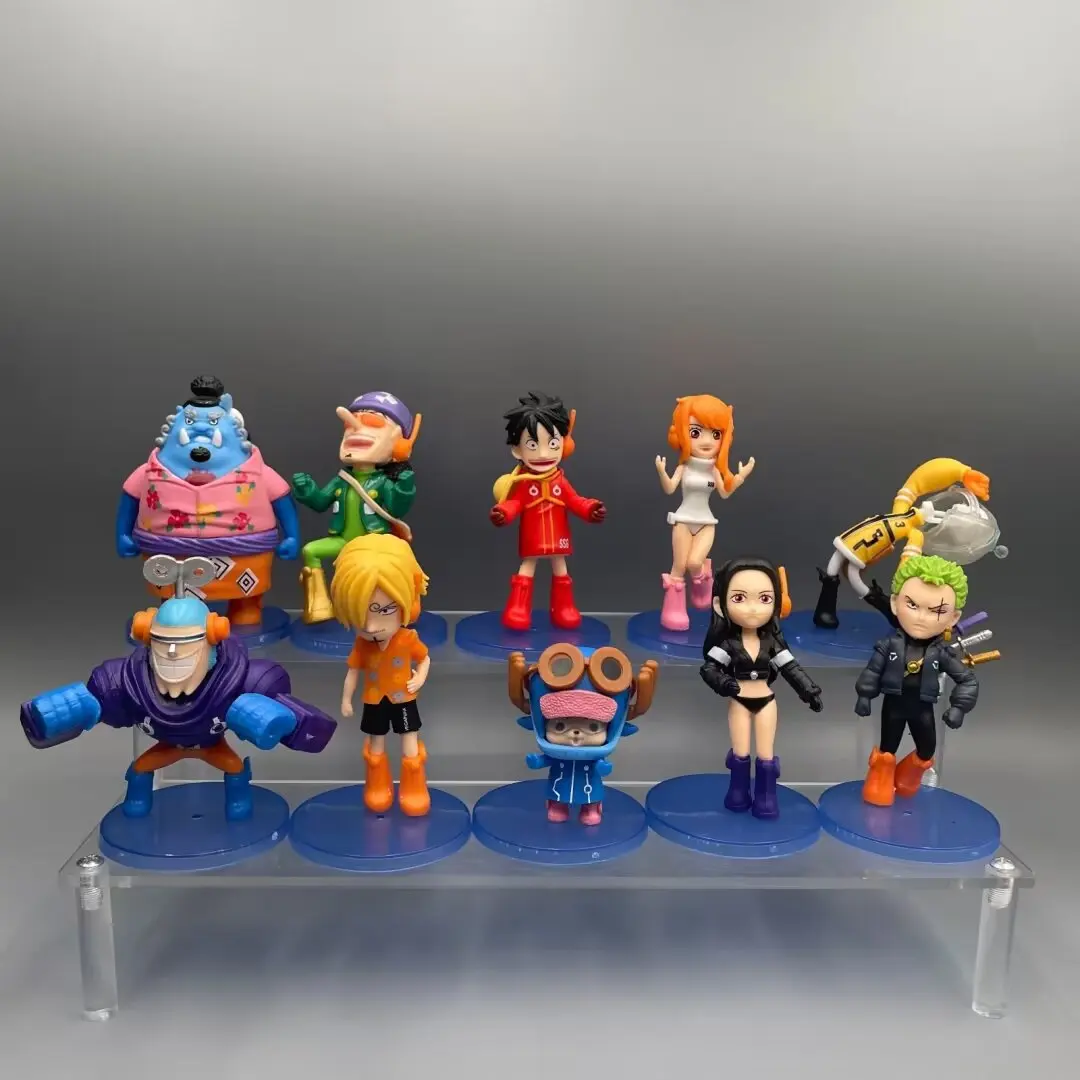 Anime One Piece Luffy Franky Nami Usoop Robin Jinbe Roronoa Zoro GK PVC Figurka akcji Statuetka Kolekcjonerska Model Zabawki Lalka Prezenty