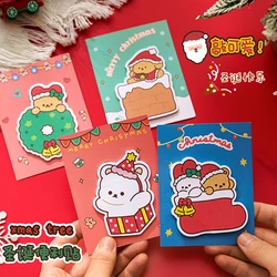 30pcs/pcs Christmas cartoon sticky notes shaped with sticky n times stickers high value sticky notes portable memo message note