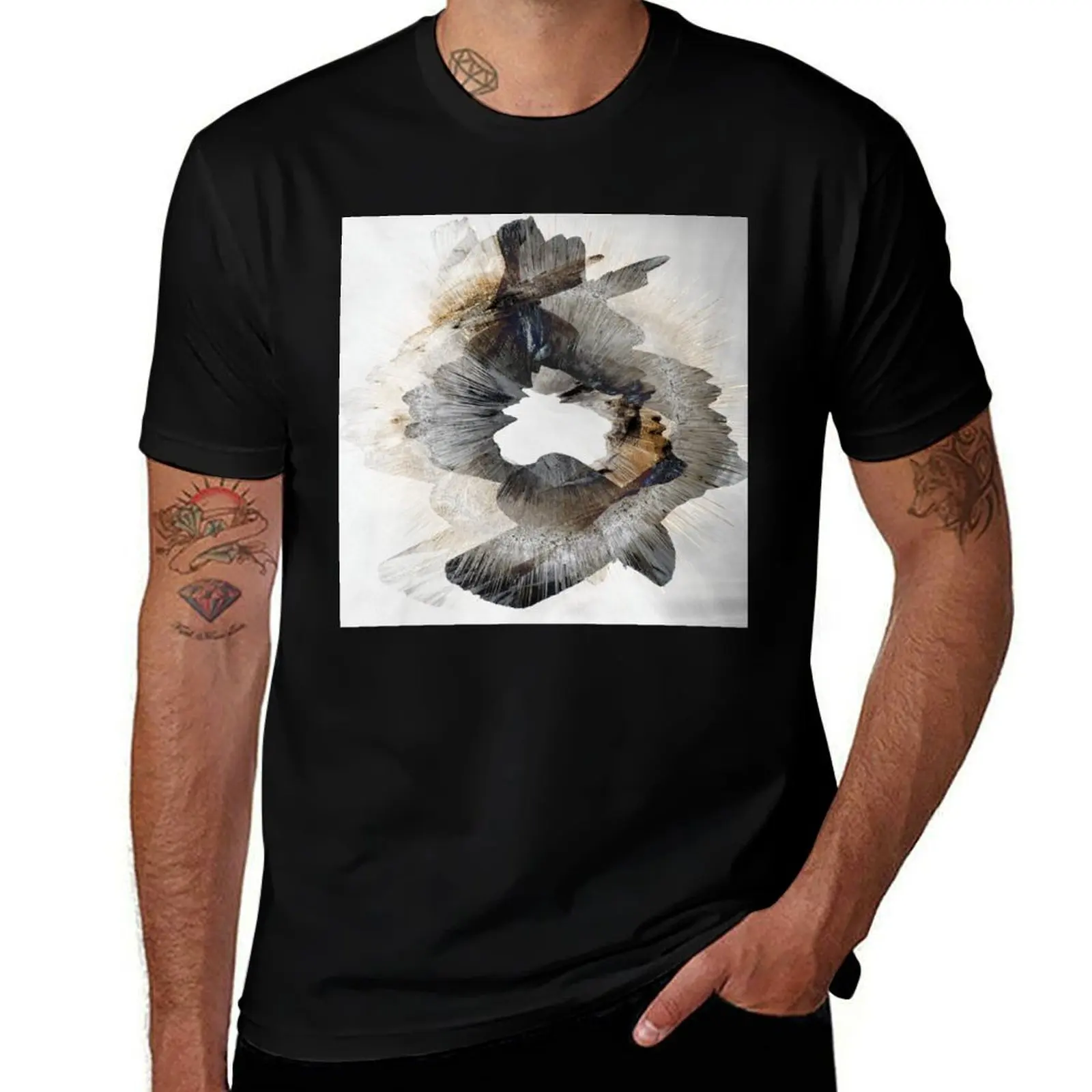 Halo Glitch T-Shirt Dry Fit Running Short Sleeve Top