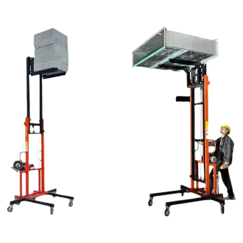 

Fire Pipe Ventilation Duct Lift Electric Mechanical Loading Unloading Pipeline Installation Handling New Type Hoist