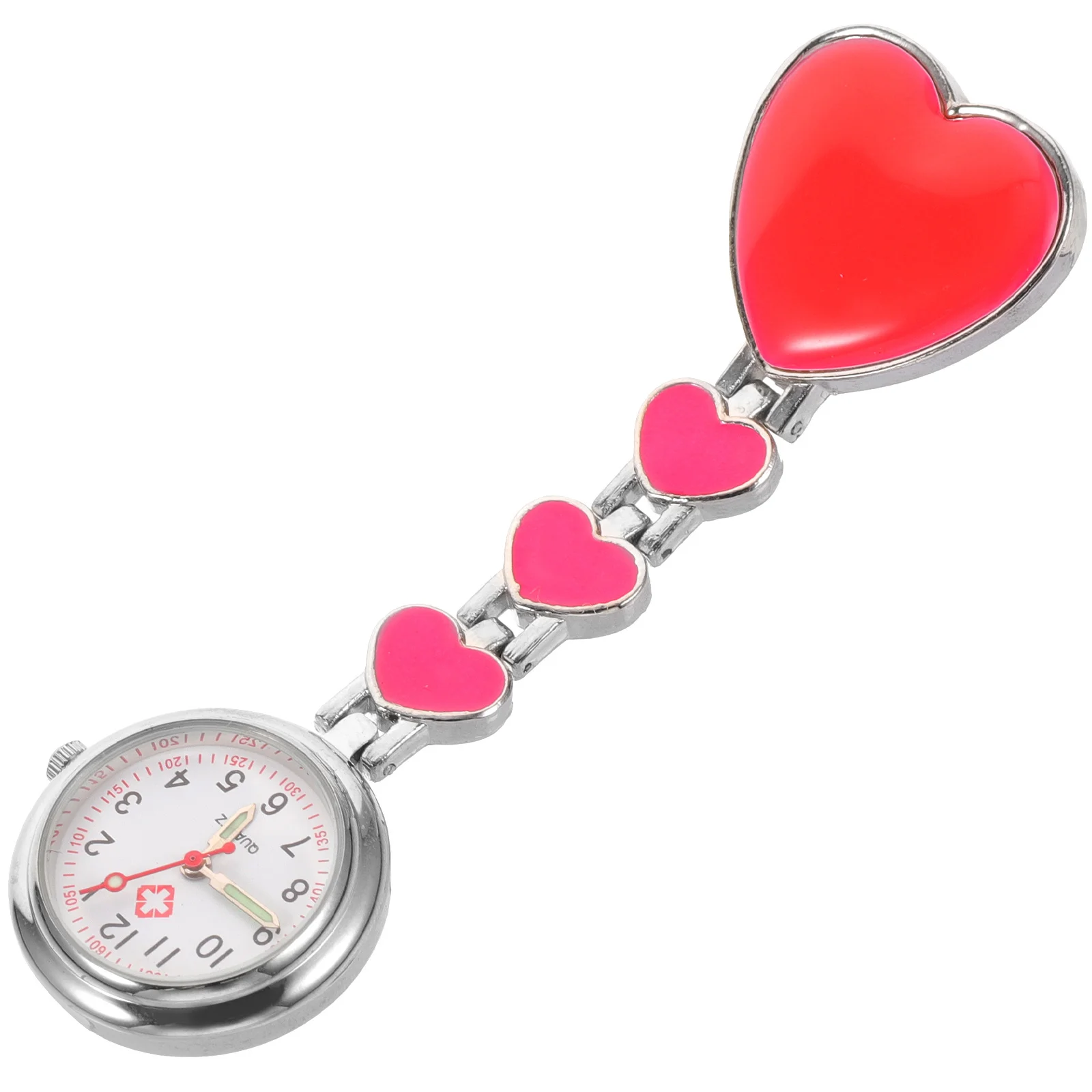 1 قطعة الصدر روزي الإبداعية ساعة معلقة للطبيب ممرضة شخصية ساعة الجيب موضة الديكور استخدام عيادة المستشفى