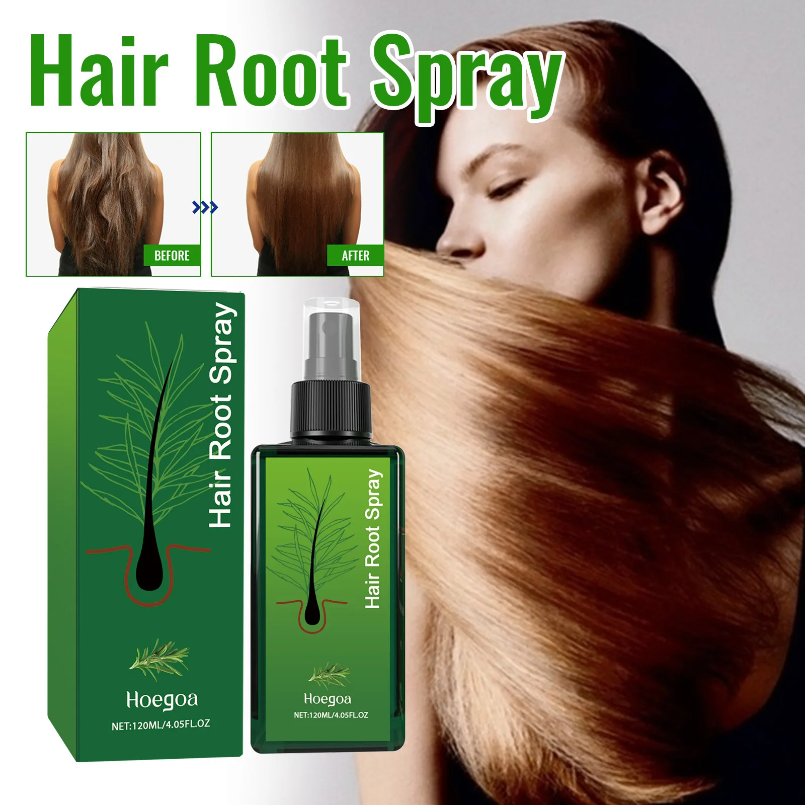 Hair Growth Treatment Protect Moisturize Scalp Improve Hair Quality Natural Hair Nutrient Solution For Men Women Hair Root Spray