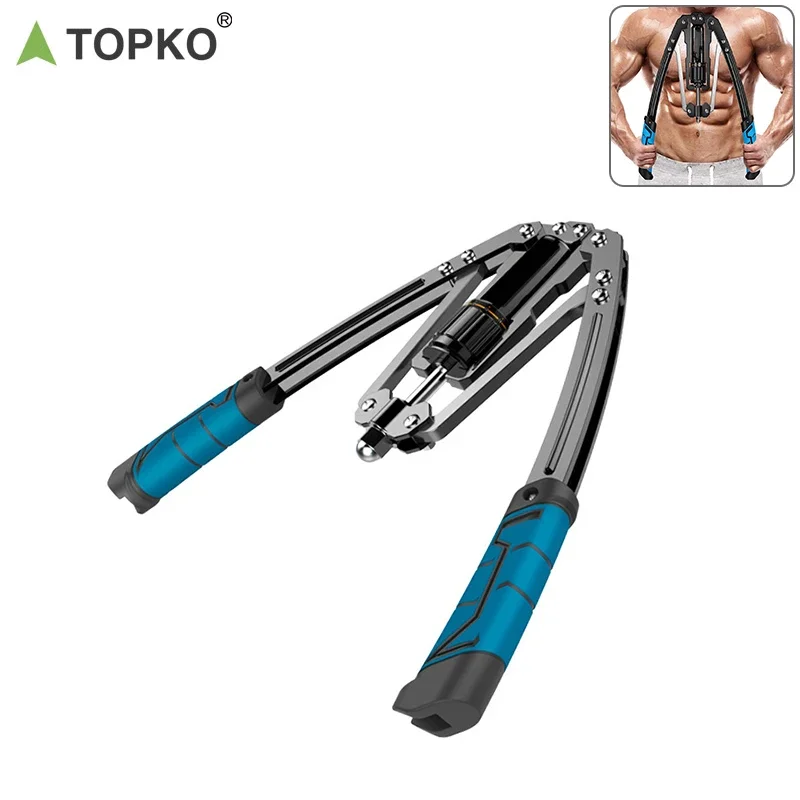 TOPKO Multi-function Adjustable Hydraulic Arm Force Device for Home Use Gym Fitness Arm Strength Device Trainer