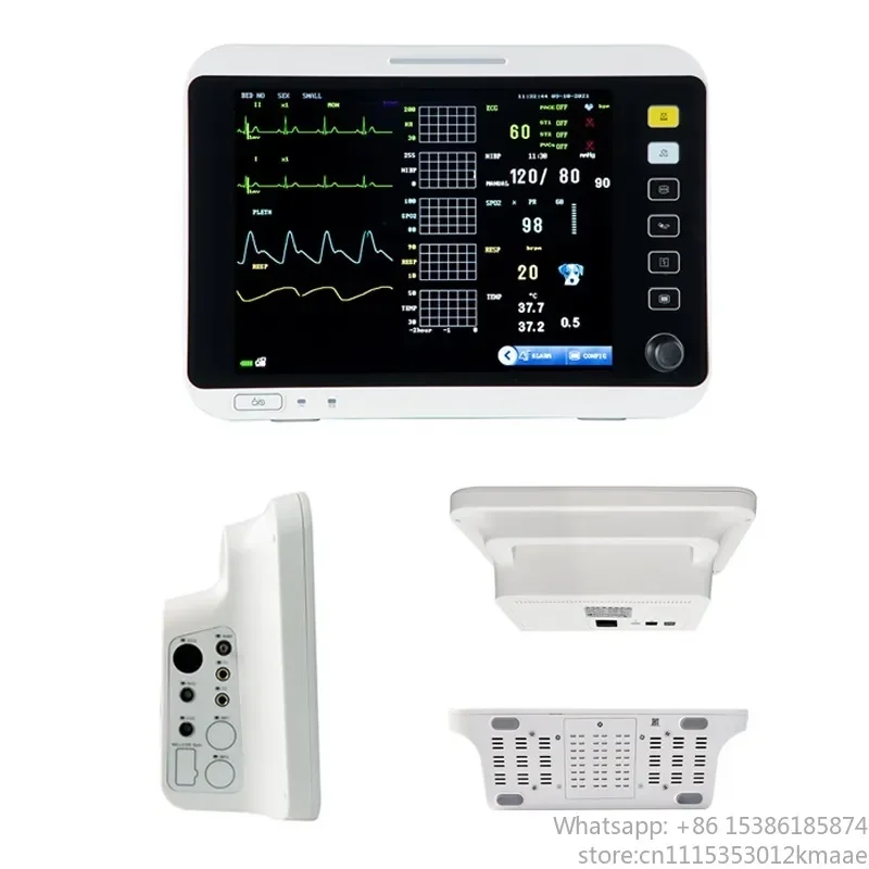 Vequyn MT Portable Veterinary Patient Monitor: Dog , NIBP, EtCO2 – Multiparameter Diagnostic Tool for Animals