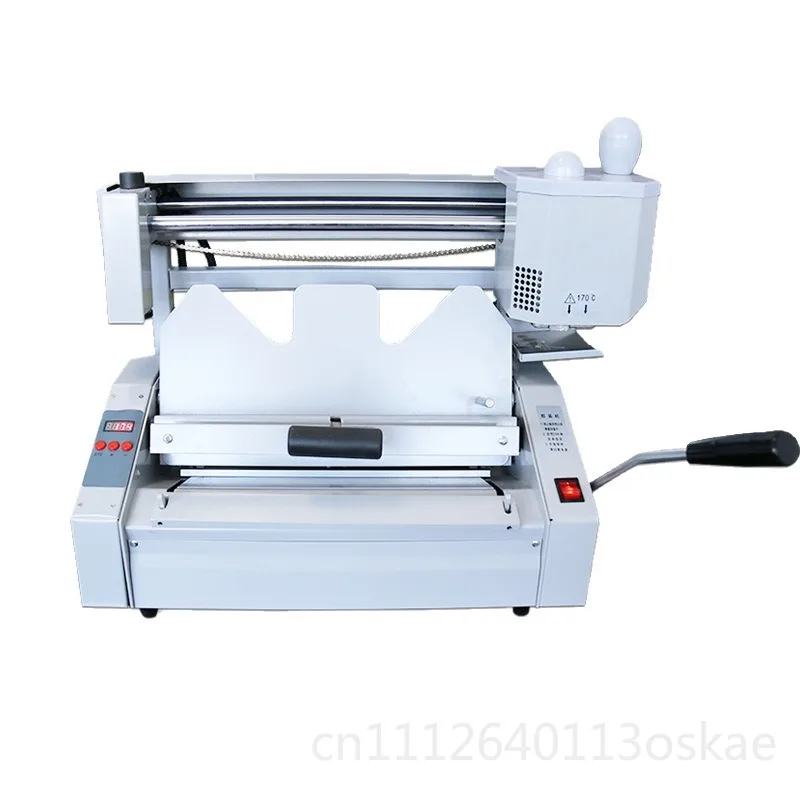 Manual Desktop Wireless Hot Melt Adhesive Mounting Machine Office Desktop Tender Document Binding Machine